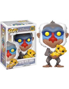 Funko Pop Rafiki y Simba de El Rey León