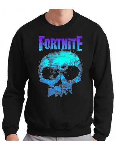 Sudadera Fortnite Skull de cuello redondo