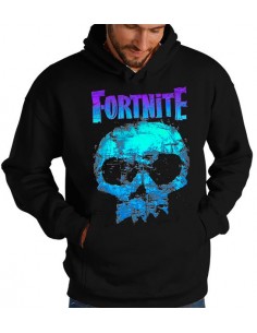 Sudadera Fortnite Skull de cuello redondo