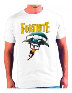 Camiseta Fortnite paracaidas
