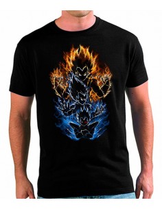 Camiseta Vgeta Evolution Saiyan