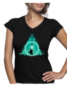 Camiseta de mujer Harry Potter Reliquias Bosque