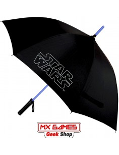 Paraguas Star Wars sable laser con luz