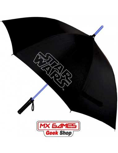 Paraguas Star Wars sable laser con luz