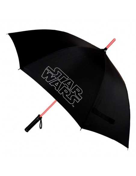 Paraguas Star Wars sable laser con luz