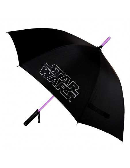 Paraguas Star Wars sable laser con luz