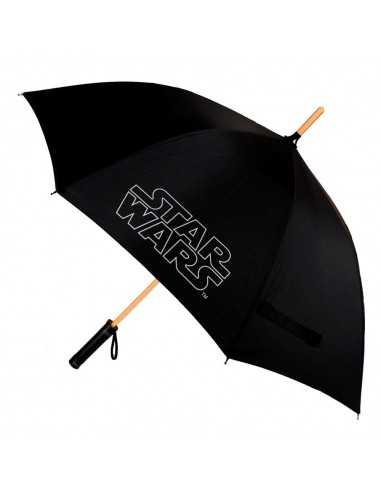 Paraguas Star Wars sable laser con luz