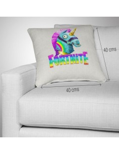 Cojín Fortnite calavera 40x40