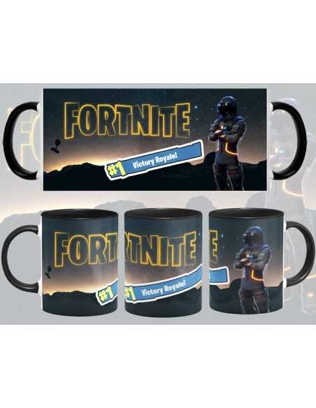 Taza Fortnite 1 Victory Astronauta negro Taza Fortnite 1 Victory Astronauta negro