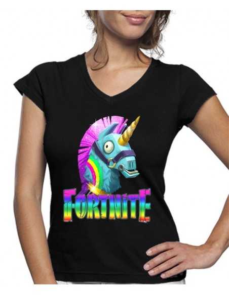 Camiseta de mujer Unicornio Fortnite