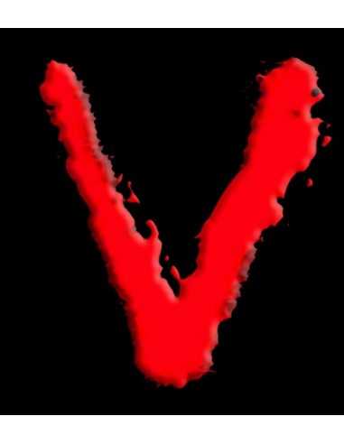 Camiseta V los visitantes logo v Manga Larga