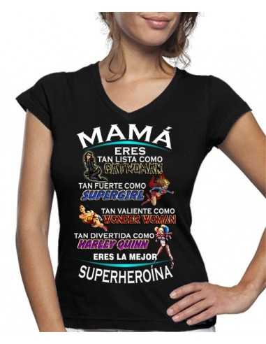 Camiseta día de la madre Superhéroe