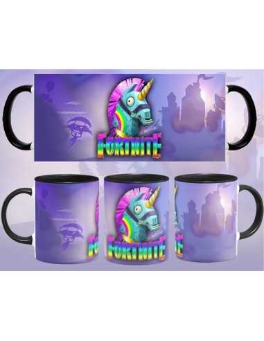 Taza Fortnite Unicornio