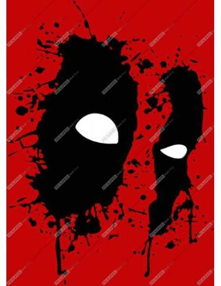 Camiseta DeadPool de mujer Splatter