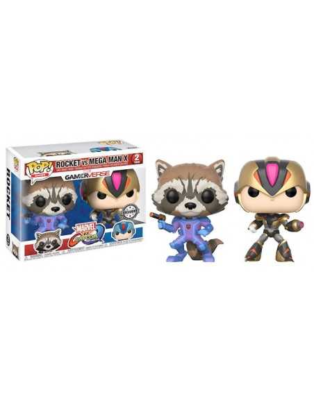 Funko Pop Rocket Vs Megaman X exclusive Funko Pop Rocket Vs Megaman X exclusive