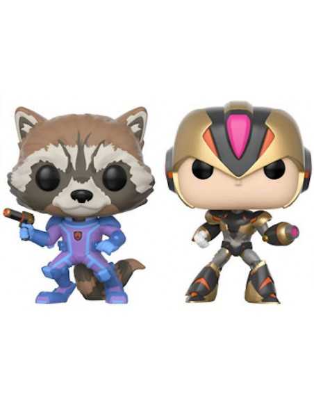 Funko Pop Rocket Vs Megaman X exclusive Funko Pop Rocket Vs Megaman X exclusive