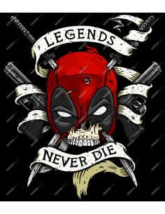 Camiseta Deadpool de mujer Never Die 2