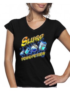 Camiseta de mujer Slurp Your Potion Fortnite 2