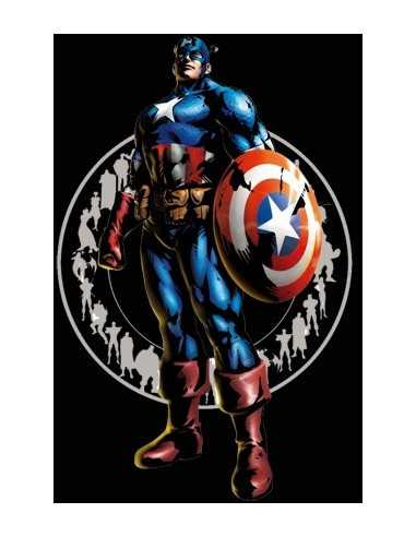 Camiseta Marvel vs Capcom 3 (Capitan America) Manga Larga