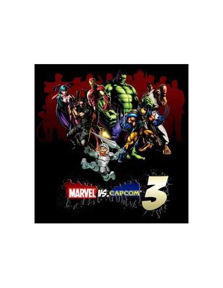 Camiseta Marvel vs Capcom 3 (art) Manga Corta Negra