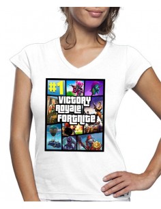 Camiseta de mujer Fortnite GTA