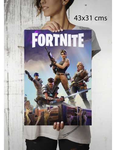 Poster Fortnite personajes tormenta