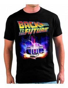 Camiseta Regreso al Futuro Rayo reloj 2