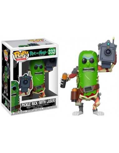 Funko Pop Rick pepinillo con laser Funko Pop Rick pepinillo con laser