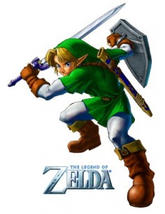 Camiseta Zelda (attack) manga corta blanca 2