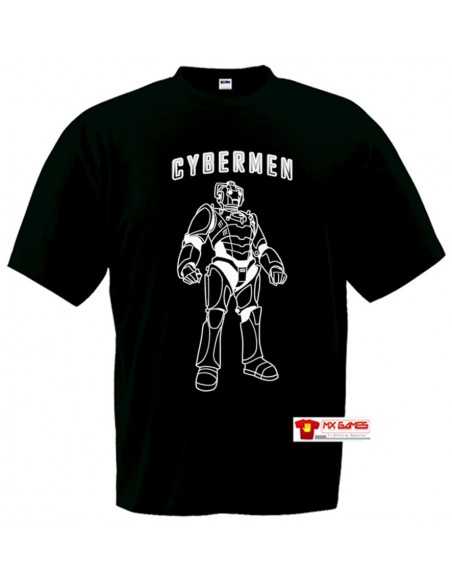 Camiseta Doctor Who Cybermen negra Camiseta Doctor Who Cybermen negra