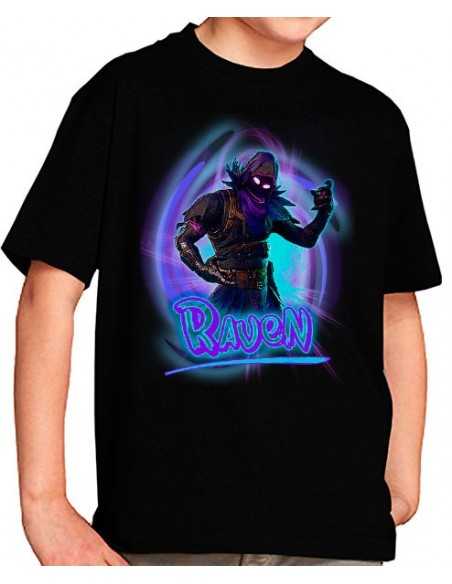 Camiseta Fortnite Raven