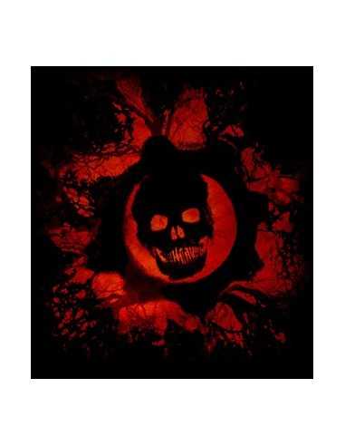 Camiseta Gears of War (Scull) manga corta negra Camiseta Gears of War (Scull) manga corta negra