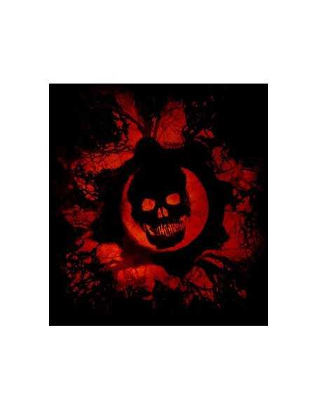 Camiseta Gears of War (Scull) manga corta negra Camiseta Gears of War (Scull) manga corta negra