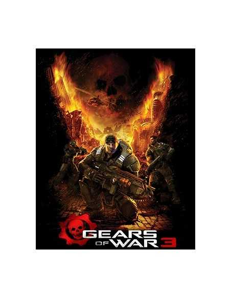 Camiseta Gears of War 3 (Destroyer) manga corta negra