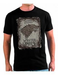 Camiseta Juego de tronos Casa Stark manga corta