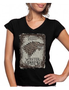 Camiseta de mujer Juego de Tronos Stark Vintage