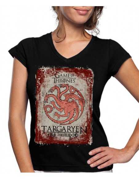 Camiseta de mujer Juego de Tronos Targaryen Vintage