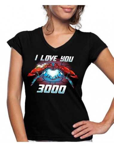 Camiseta de mujer Te quero 3000 Ironman Endgame