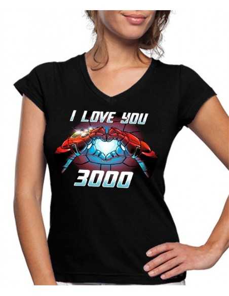 Camiseta de mujer Te quero 3000 Ironman Endgame