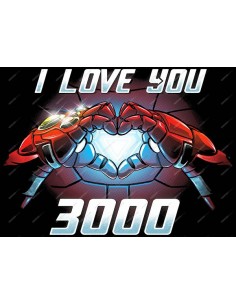 Camiseta de mujer Te quero 3000 Ironman Endgame 2