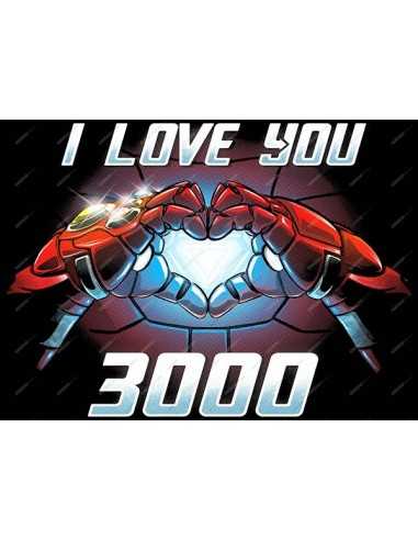 Camiseta de mujer Te quero 3000 Ironman Endgame