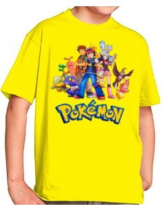 Camiseta personajes Pokemon