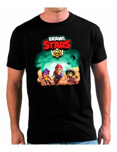 Camiseta Brawl Stars 3 Brawlers