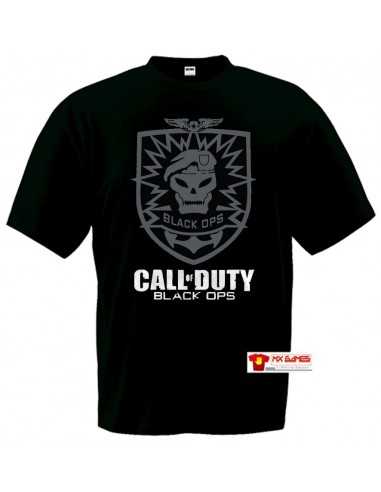 Camiseta Call of Duty Black Ops "scull"