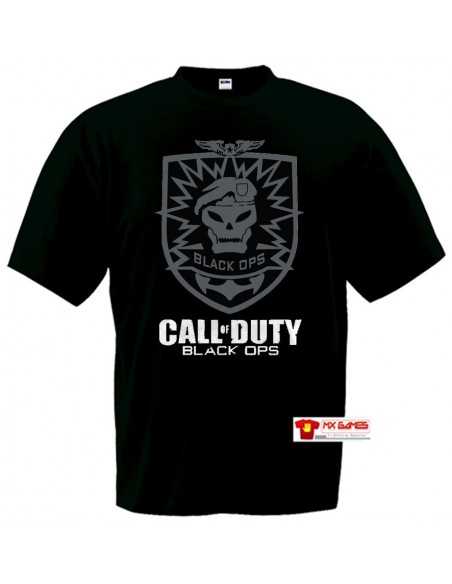 Camiseta Call of Duty Black Ops "scull"