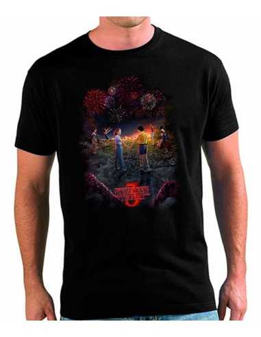Camiseta Stranger Things Luces Camiseta Stranger Things Luces