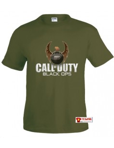 Camiseta Call of Duty Black Ops "Ops"verde militar