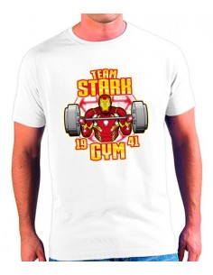 Camiseta Gimnasio Ironman Marvel Curl
