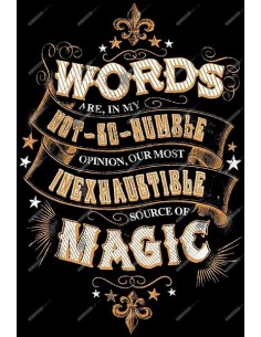 Camiseta Harry Potter de Mujer Palabras Mágicas 2