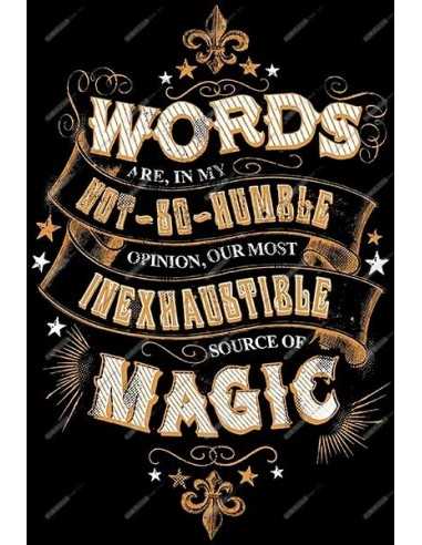 Camiseta Harry Potter de Mujer Palabras Mágicas